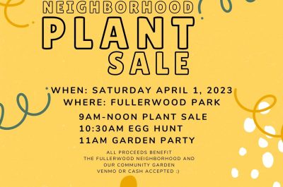 Greater Fullerwood Annual Plant Sale! Featured Image